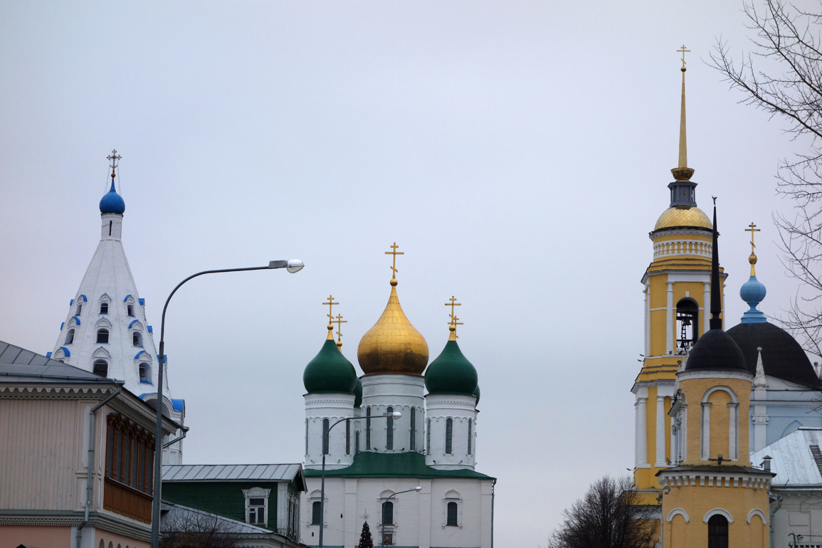 Церковь Иконы Божией Матери Тихвинская, Успенский собор и колокольня