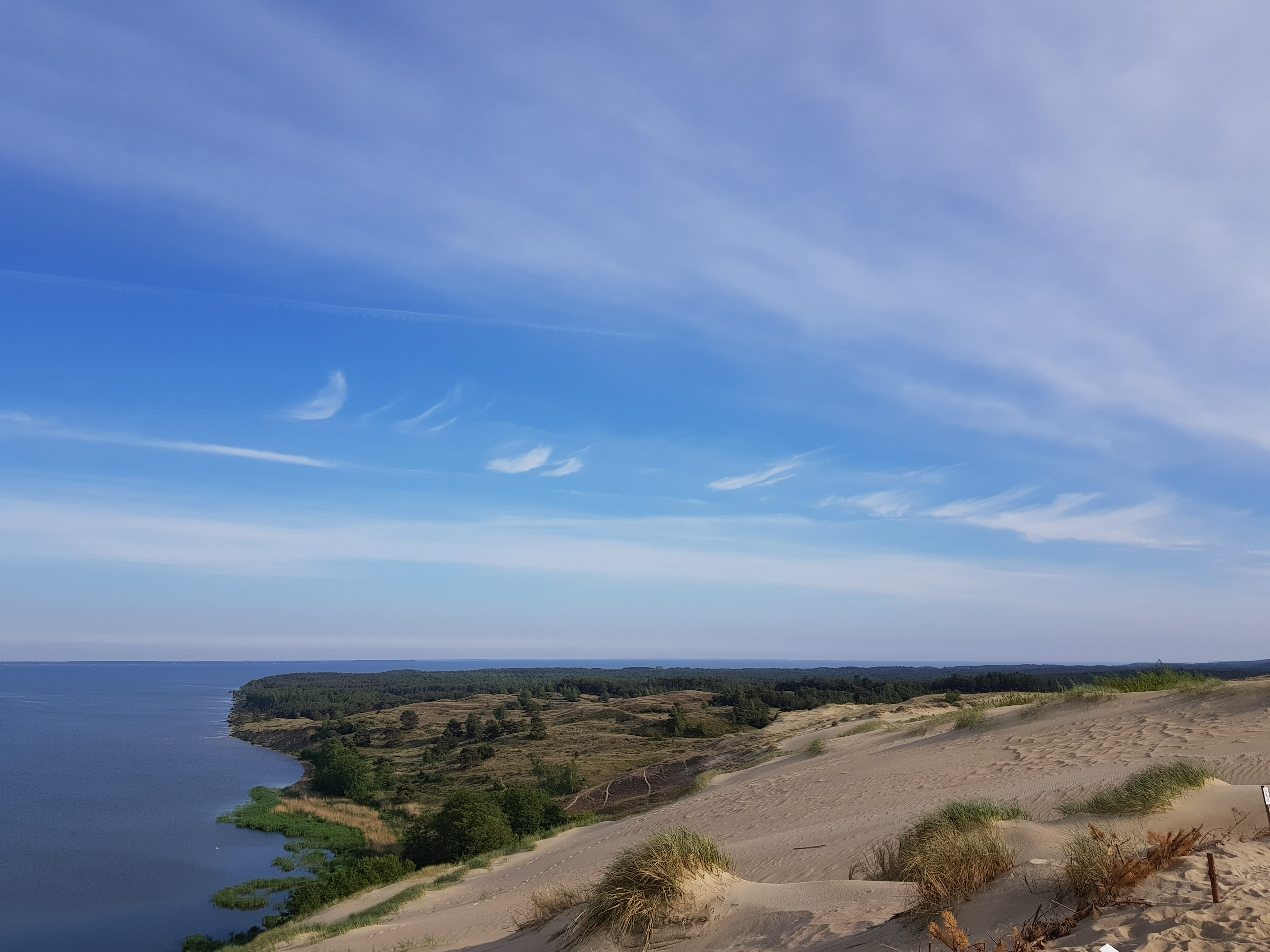 Куршская коса, белые дюны